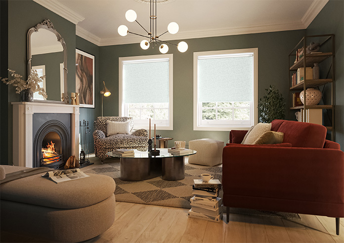 Ditsy Meadow, Pine - Twist&Fit Roller Blind - Image 7
